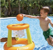 Swimming Pool Basketball Hoop Game Inflatable Floating Hoops Toy Brand New