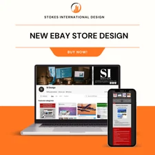 Ebay Custom Store Design & Listing Template 2025 Responsive