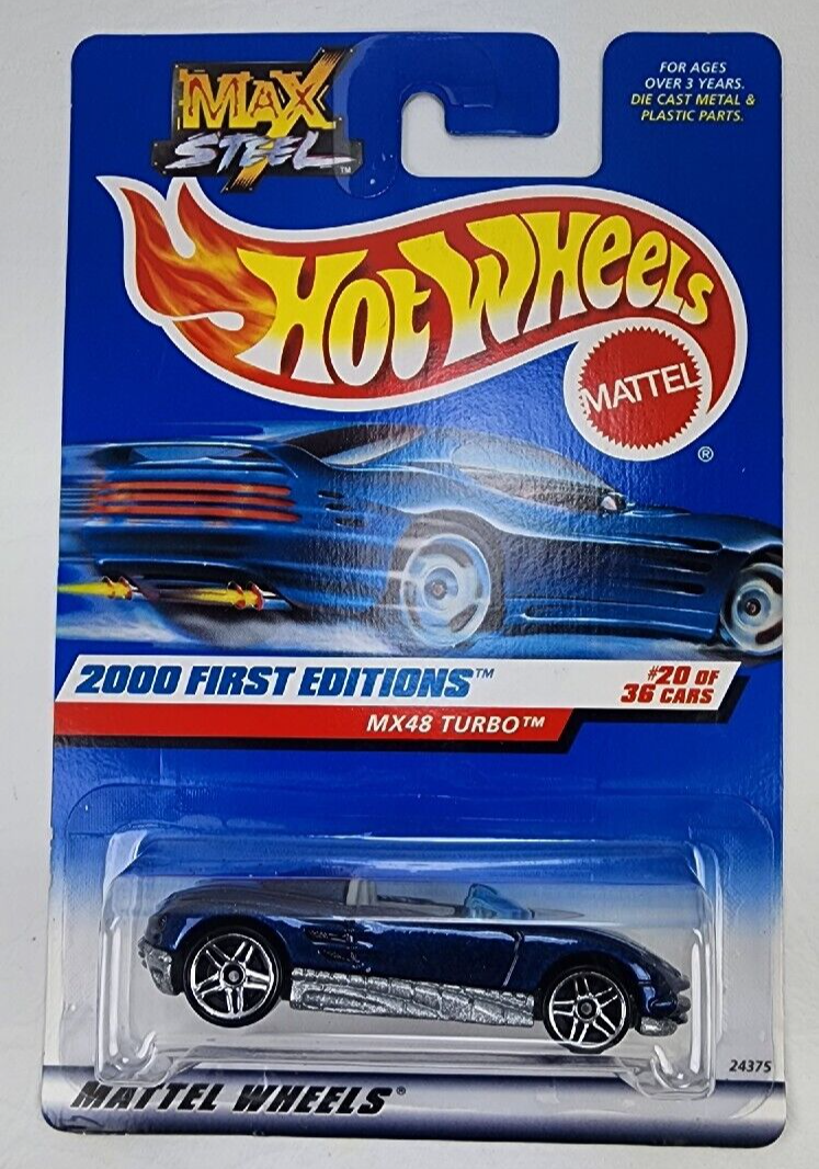 2000 Hot Wheels First Editions Max Steel* MX48 TURBO * 20/36