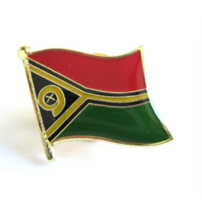 Vanuatu Flag Country Anstecknadel Krawattennadel Krawattenhalter Statesman Ties