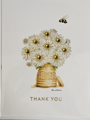Papyrus Thank You Card - Designed by Bella Pilar (So Sweet) Bee
