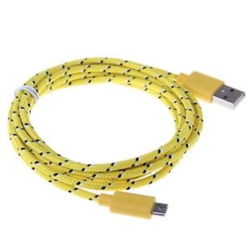 3ft Braided Micro USB power cord Charger Cable for samsung galaxy s4 s6+ s7 HTC - Picture 28 of 28