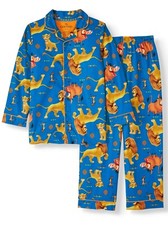 Disney Lion King 2 PC Long Sleeve Pajama Set Boy Size 4/5 6/7