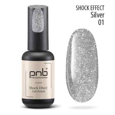 PNB Schimmer Effekt Gellack UV/LED Nagelgel Glitzer Gel für Nägel Nageldesign