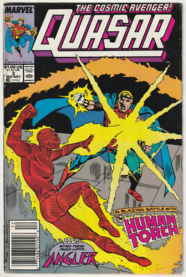   QUASAR Vol.1 #3 Human Torch, Marvel Comics 1989 US-COMICHEFT Z1-