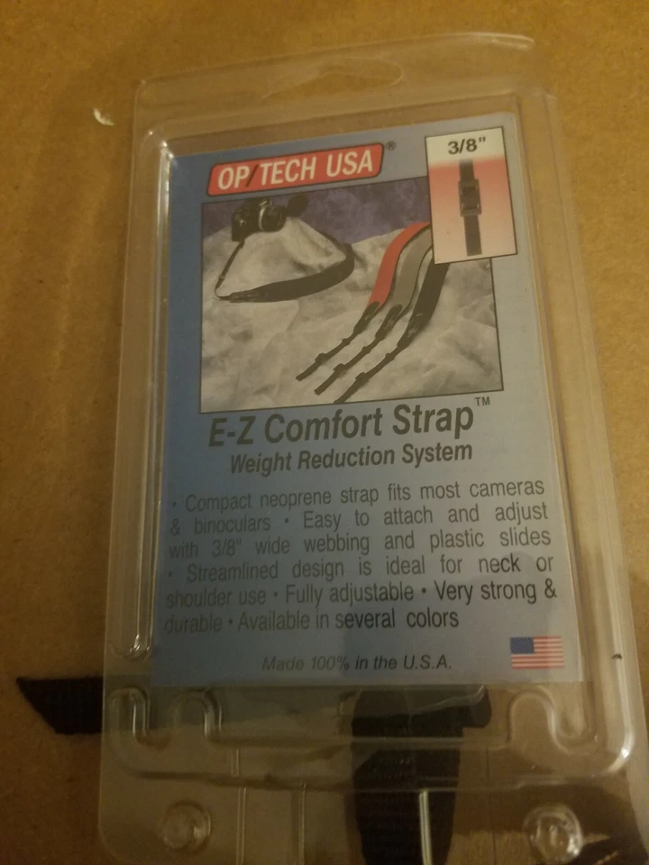 New OP Tech E-Z Comfort Strap 3/8" Red OP-TECH Camera Strap - Image 3 of 3