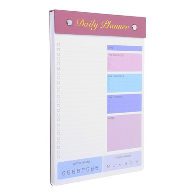  Abtägliche Zeitplanplaner Notepad für Studenten und Fachleute tägliche Planung