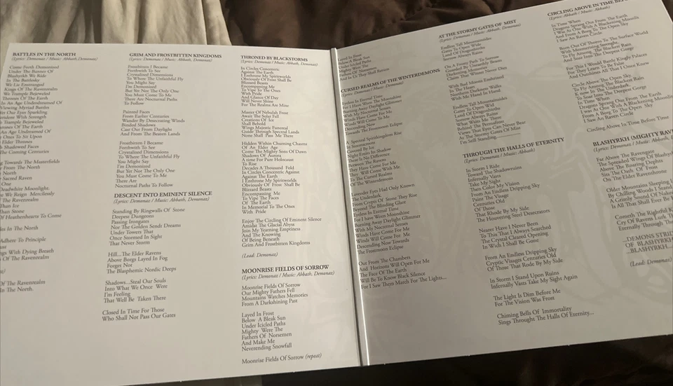 Immortal - Battles In The North LP 2025 Osmose [Black/White Merge] w/ Poster NEW - Image 4 of 4