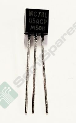 ONSEMI MC78L05ACP IC REG LINEAR 5V 100MA TO92-3, 137 pcs.