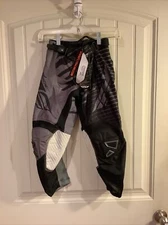 FLY Racing Kinetic Pants Gray Black Size 22 Shock AS IS
