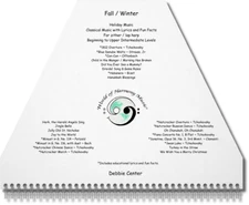 Zither Lap Harp Sheet Music ~ Fall / Winter; Holiday and Classical Music