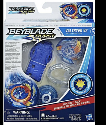 Hasbro Beyblade Burst Evolution Rip Fire pack VALTRYEK V2 D01L/TA06L 8+ New!!!