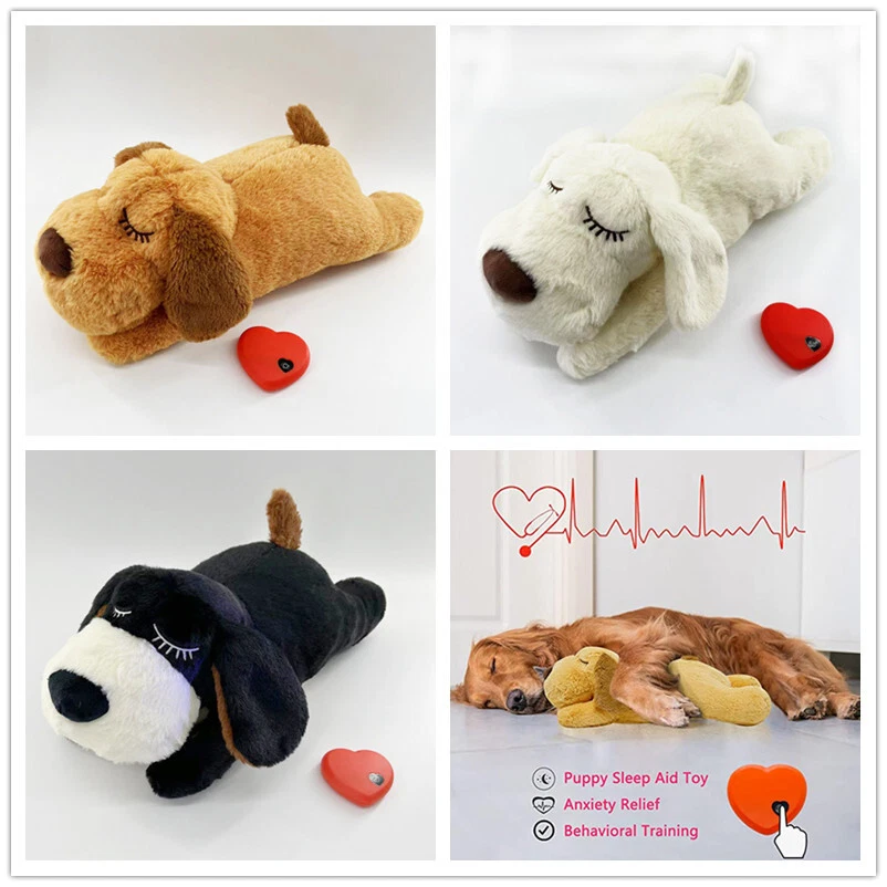 Plush Toy Puppy Heartbeat Pet Sleep Snuggle Calming Training Anxiety Relief  Doll