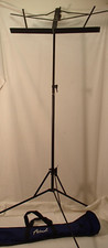 Accent Folding Metal Music Stand With Blue Zipped Bag