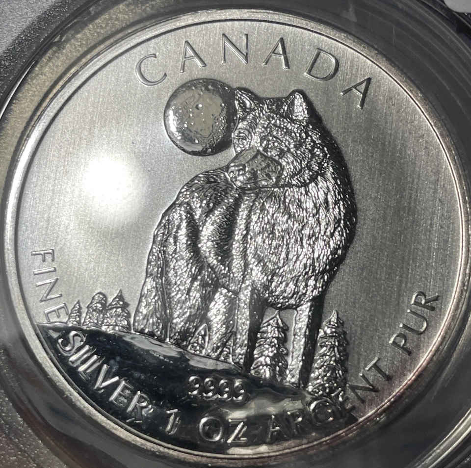 2011 Canadian Wildlife Wolf First Release MS-69 - Image 2 of 3