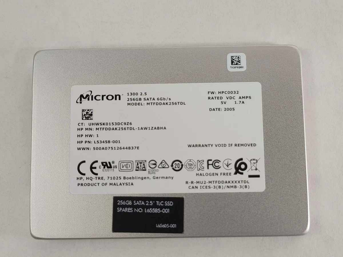 ③-W845-Micron SATA 256GB SSD 2.5 4点 Micron SATA III 256 GB Solid State Drives for sale | eBay