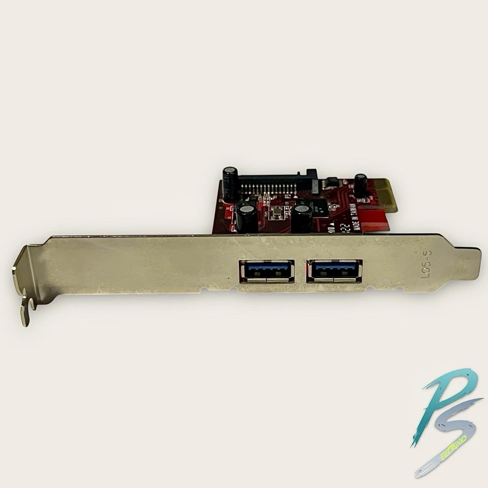 StarTech 2-Port SuperSpeed USB 3.0 PCI Card with UASP - SATA Power PEXUSB3S22 - Image 2 of 4