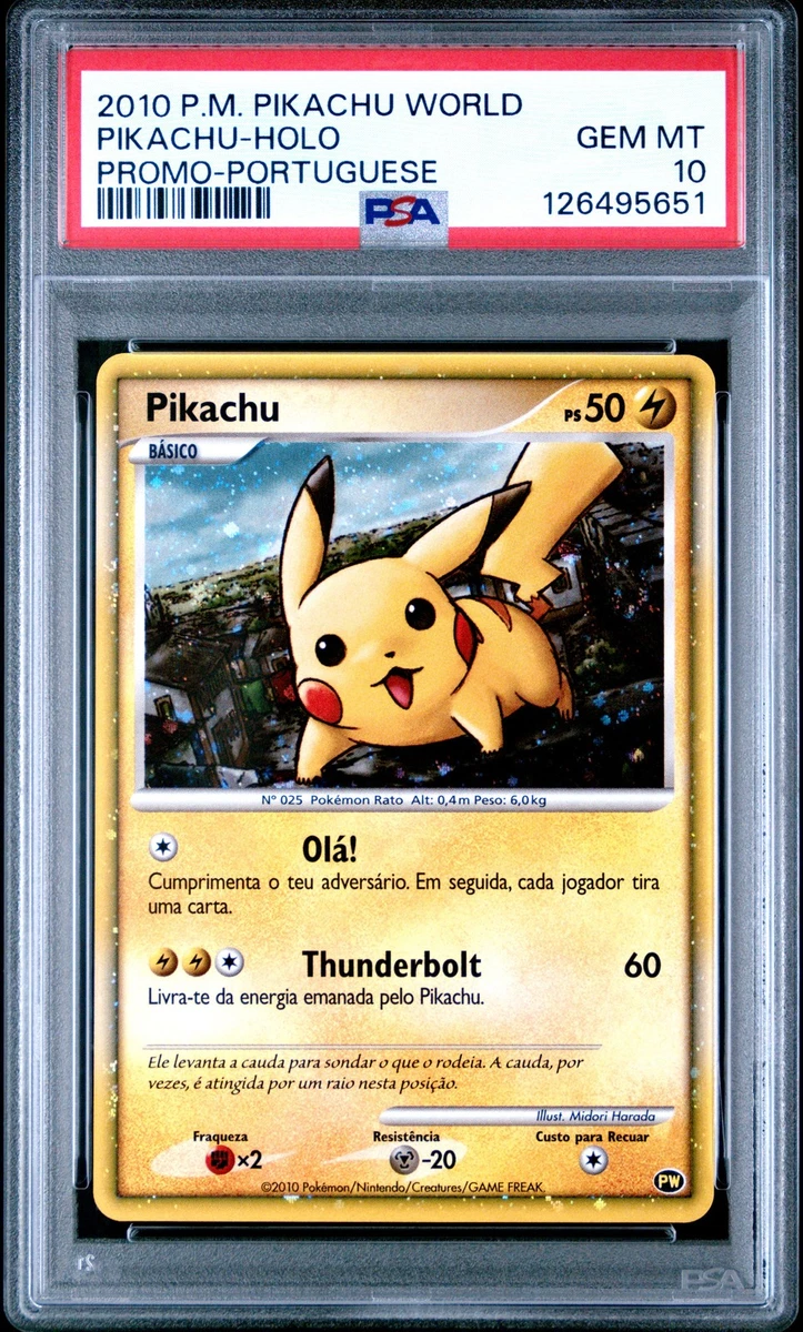 Pikachu Pokémon TCG Professional Sports Authenticator (PSA