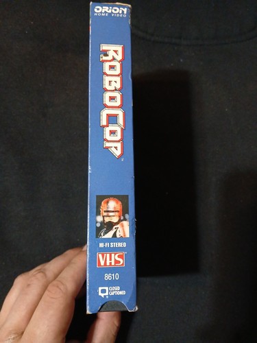 Vintage 1987 Robo Cop VHS Movie Orion Home Video From Tower Video B01 - Bild 3 von 8