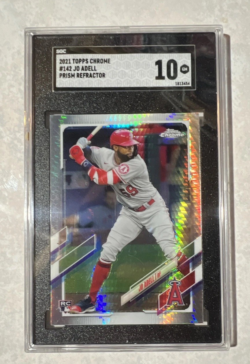 2021 Topps Chrome - Jo Adell #142 Prism Refractor (RC)