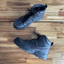 Nike Niños Manoa Botas de Senderismo con Cordones Negras JUVENTUD 6Y Niños Grandes Escuela Informales NUEVAS