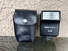 Canon Speedlite 188A Shoe Mount Flash for 35MM SLR Film Camera w/Case Works