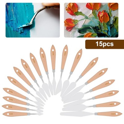 18 PCS oil Painting Palette Scraper knife Tools set for Artists & Hobby Painters