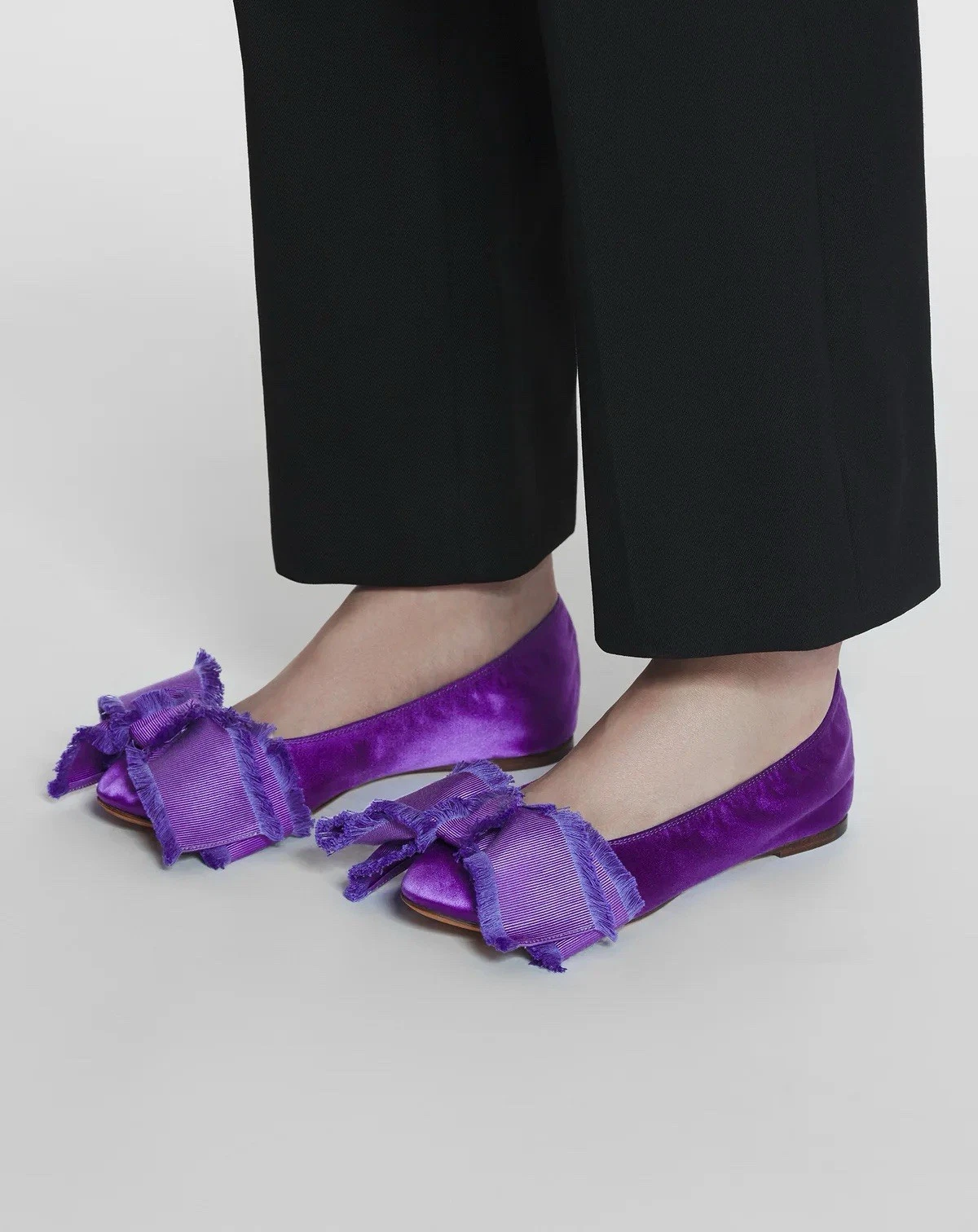 Lanvin — NWB: Lanvin Ballerina Flat with Satin Bow (Color: Anemone, Size: 37), $790
