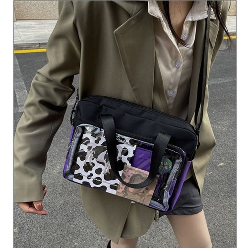 Transparent Shoulder Messenger Bag PVC JK Bag Teenage Girls - Picture 3 of 17