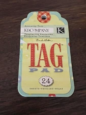 K & Company TAG PAD 24 SHEETS WONDERS BOY 624818 WALTON NEW