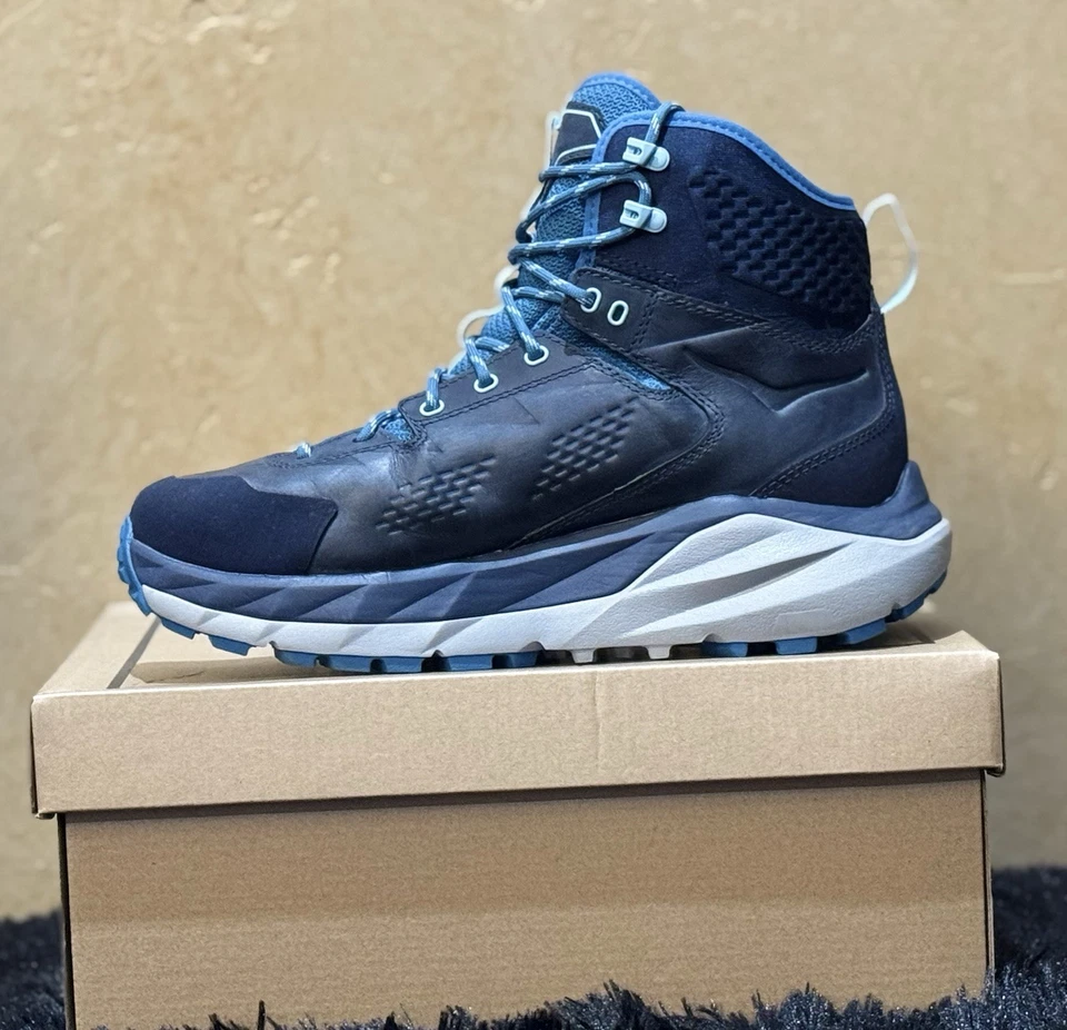 Botas de trekking Hoka para mujer Kaha GTX Gore-Tex ligeras azul marino talla 8,5 Foto 4 de 4