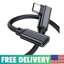 90 Degree Right Angle USB C Male to Female Extension Cable 10FT,Type C USB 3....
