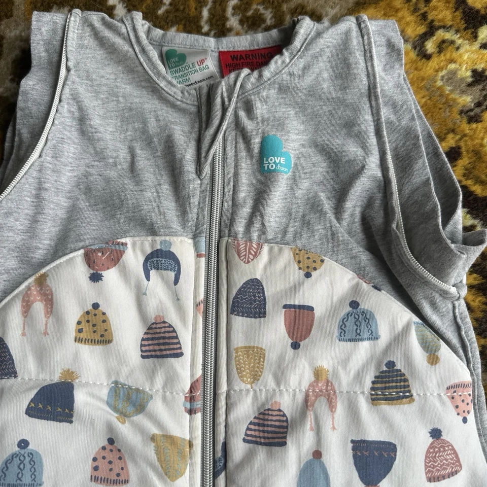 Saco de dormir Love To Dream talla 0 gris Happy Hats para clima fresco ver fotos Foto 3 de 4