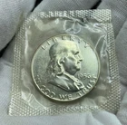 1956 P Franklin Half Dollar Proof In Mint Cellophane A375