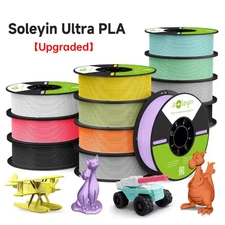 【Upgrade】Creality Soleyin Ultra PLA 3D Printing Filament 1.75 1kg High Speed