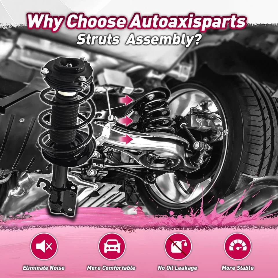 Amortiguadores delanteros traseros para Buick Roadmaster 1992 1993 1994 1995 1996 5,7 L Foto 2 de 4