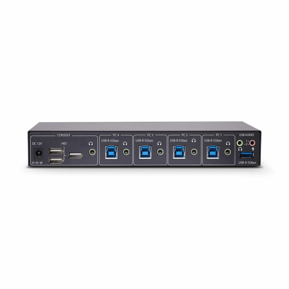 StarTech.com Switch KM a 4 porte con commutazione del mouse, switcher USB per ta - Immagine 4 di 4