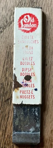 Vintage Original Old London Advertising Dipsy Doodles Box Cutter Blade Holder