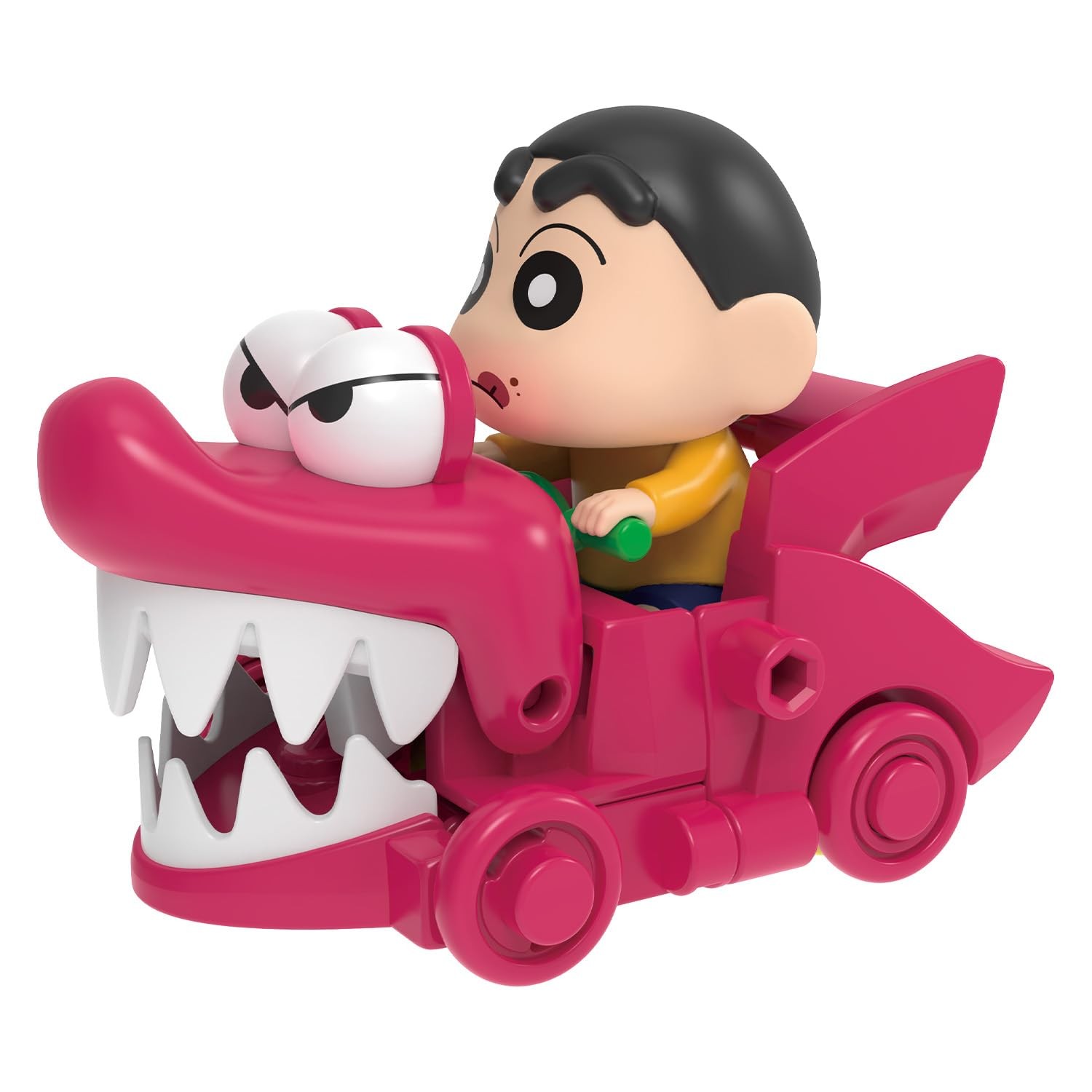 Figura Vehículo Crayon Shin-chan Kasukabe Fuerza de Defensa Shin Chan Chocobi