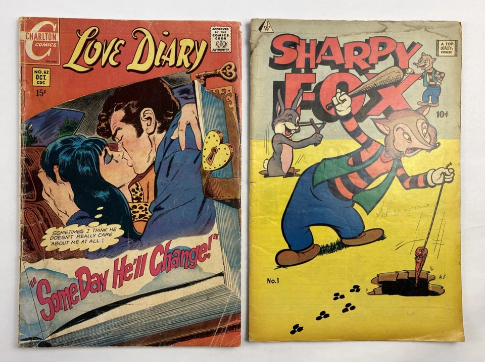 Golden/Silver Age Mixed Comic Lot of 14:  DC, Harvey, Dell, Charlton, Gold Key - Image 2 of 4