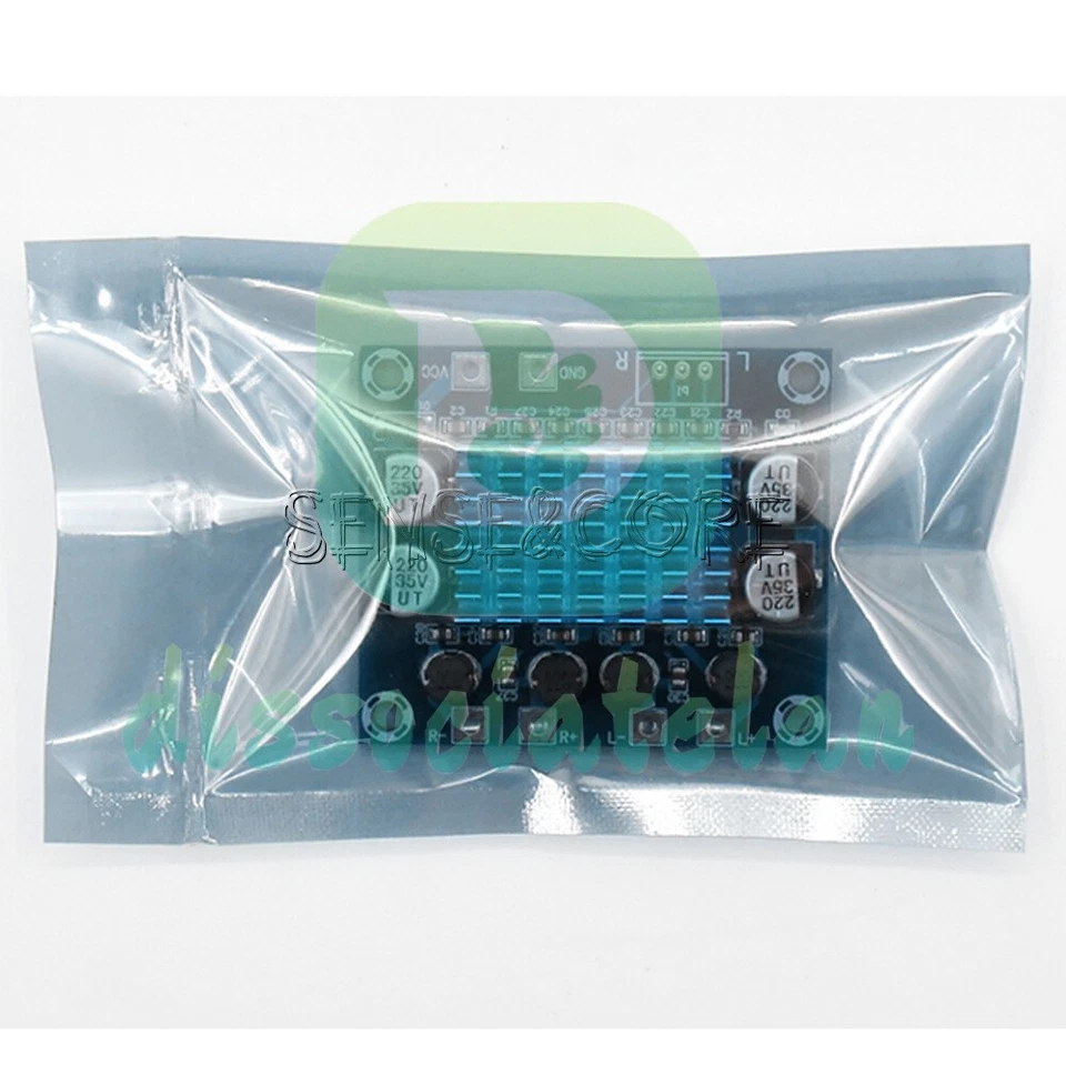 DC 8-26V Digital Audio Power Amplifier Board 2 Channel 2*30W Audio Module - Bild 2 von 4