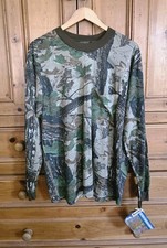 Vtg 90s Liberty Realtree Camo Longsleeve T-shirt Men's Size XL New With Tags
