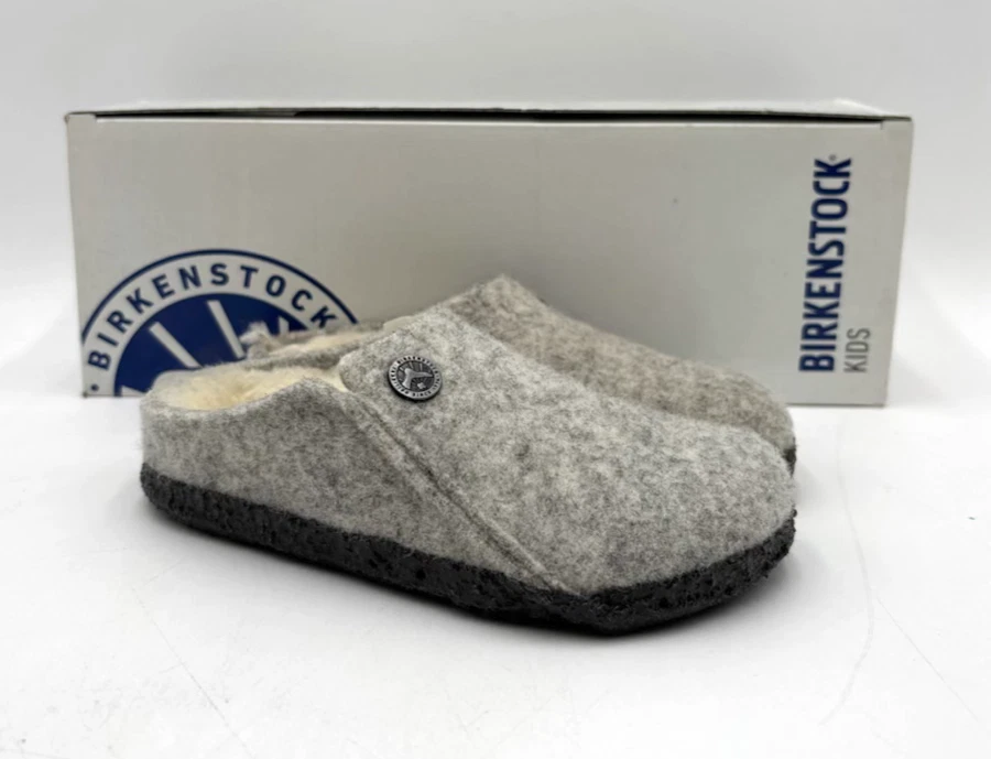 BIRKENSTOCK ZERMATT RIVET Unisex Kids' NEW Sandals Gray Multiple Sizes NIB