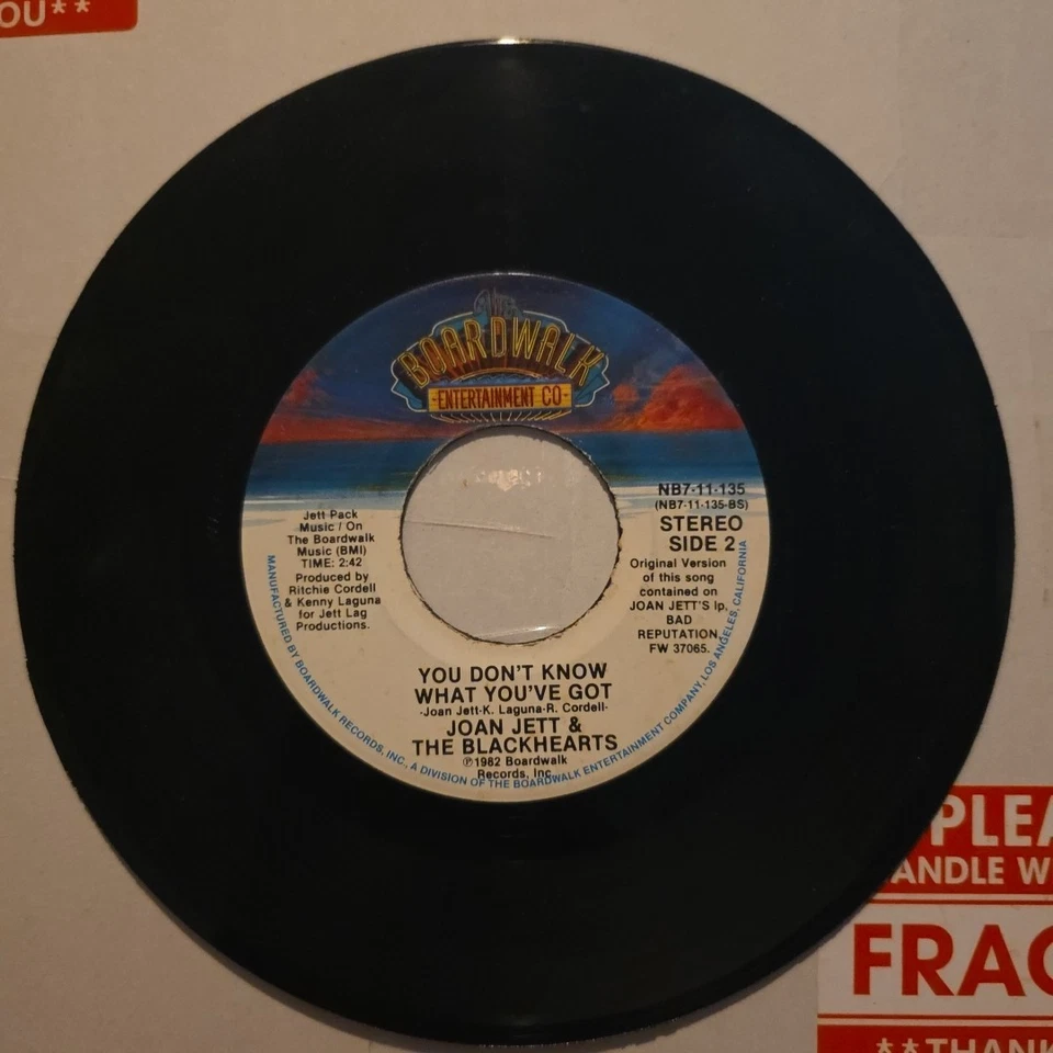 Joan Jett & The Blackhearts ' I Love Rock 'N Roll ' 7" 45 US 1982 NB7-11-135 — 第 2/2 张图片