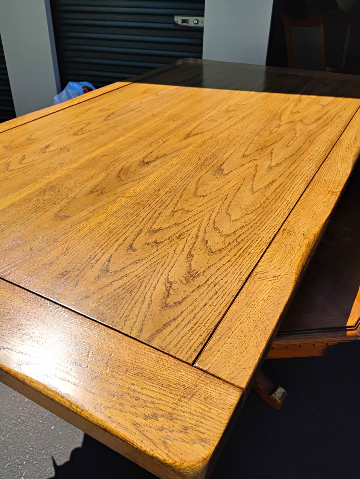 Extendable Rectangular Wood Dining Table, Brown Medium Tone, 61-70 in, Seats 6