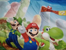 Excellent Condition Franco Kids Super Soft Super Mario Comforter Reversible Twin