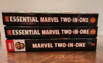 Marvel Essential Marvel Two-in-One Volumes  1 2 3 TPB Out of Print Near Complete