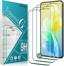 [3-Pack Screen Protector for Samsung Galaxy S23 5G Tempered Glass, Support Finge