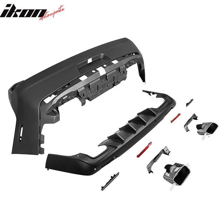 KOMPLETT STOßSTANGE HINTEN FÜR DODGE CHALLENGER 2008 - 2015 SRT 2015+ KONVERT - Bild 2 von 3