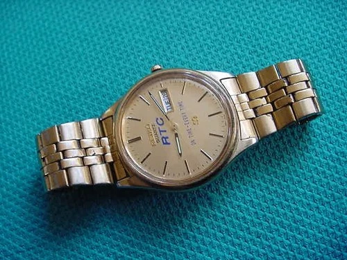 Vintage Seiko Day Date Watch Promotion Corporate Gift Watch - New Batt, RUNS GR8